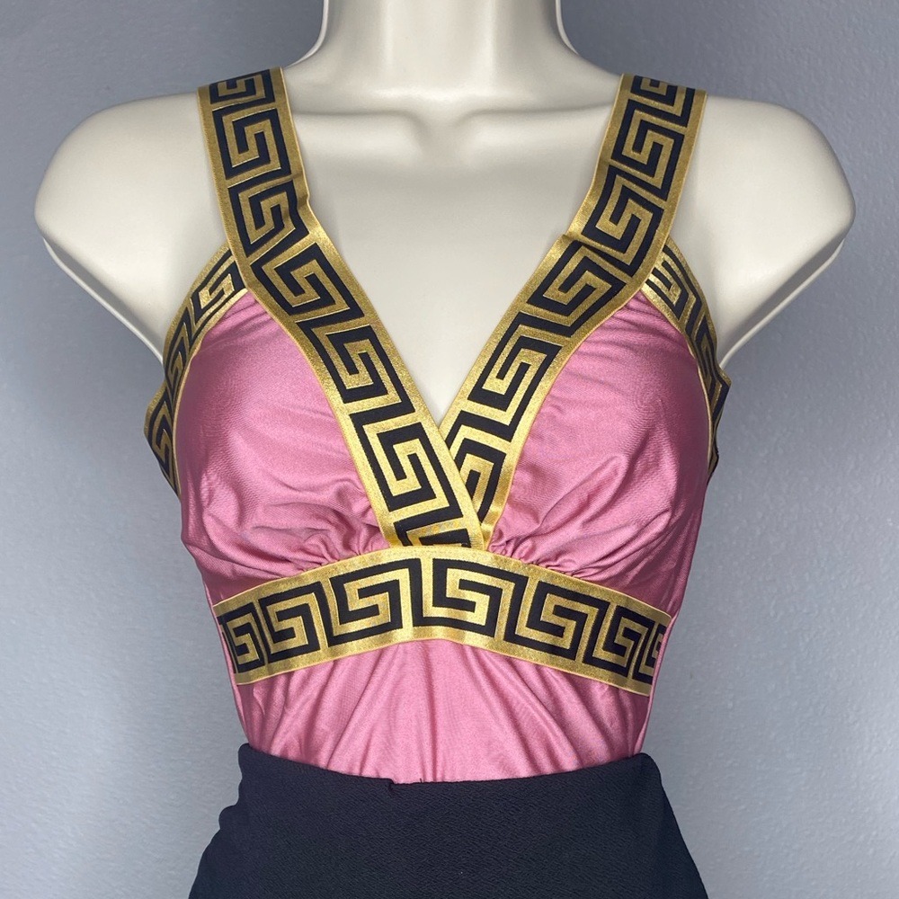 Geo print bodysuit